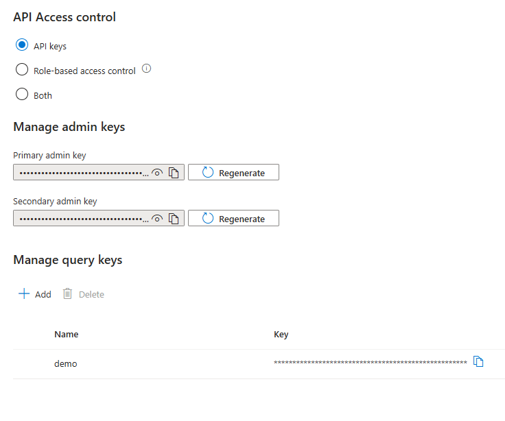 Query Keys Query Keys