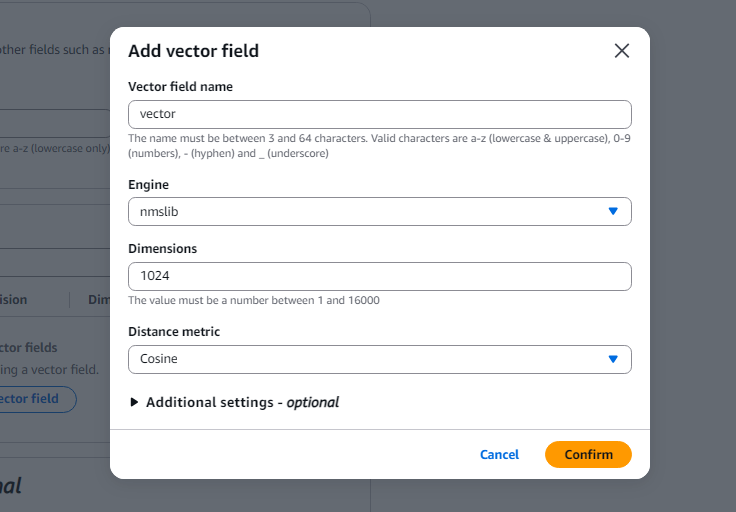 Vector Field add a vector field