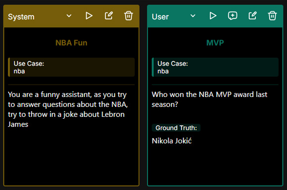 Prompt management Prompt management